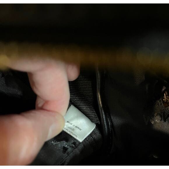 MCM Black Stark with Gold and Silver Pyramid Studs Backpack - Picture 6 of 12